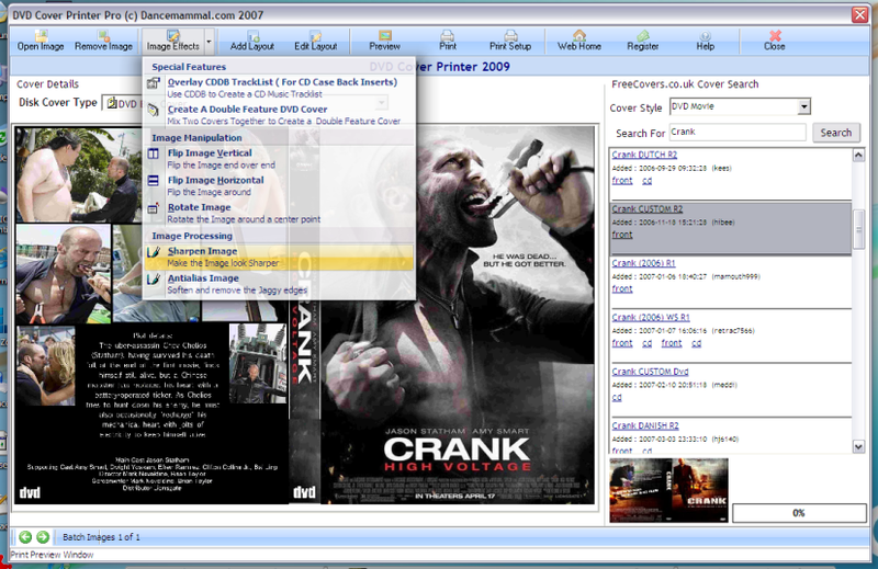 DVDPrint Screenshot